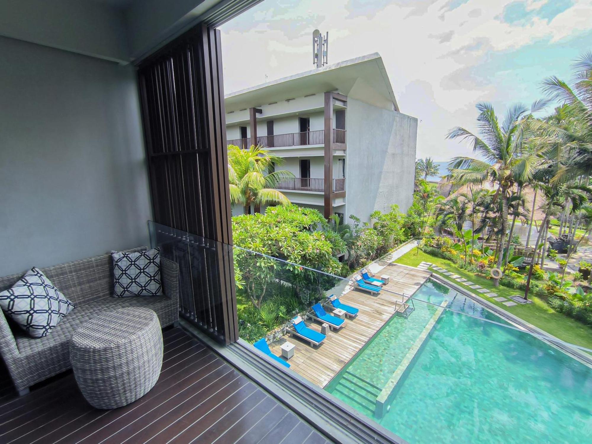 Wyndham Tamansari Jivva Resort Bali Siyut Exteriér fotografie View from a room at the hotel